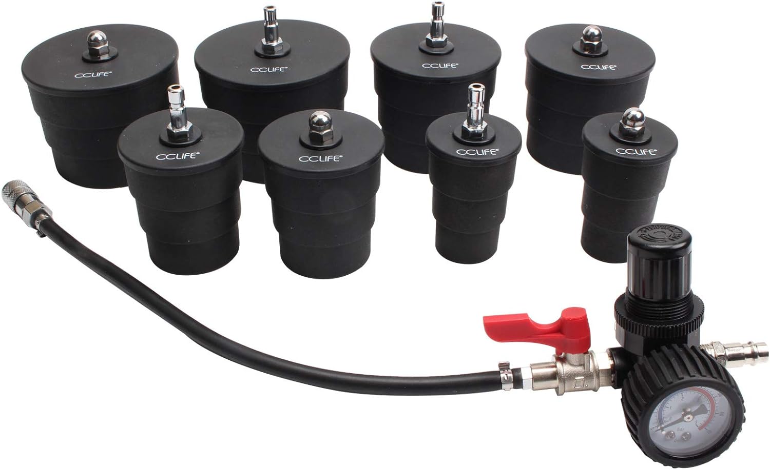 Turbolader Ladeluft System Adapter Set 9-tlg - Lecksucher Für Kompressorsysteme
