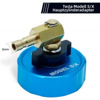 CCLIFE Bremsenentlüftungsgerät Adapter Hauptbremszylinder-Entlüftungs Kompatibel mit Tesla Bremsenentlüfter für Bremsenentlüfter Auto Bremsentlüftung Bremsenentlüftungsgerät KFZ X/S