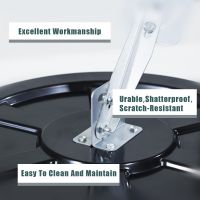 CCLIFE Convex Mirror Traffic Mirror for Garages and Driveways, Parking Aid, 30 cm Adjustable Wide Angle View, Indoor and Outdoor Curved Safety Mirror