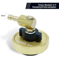 CCLIFE Bremsenentlüftungsgerät Adapter Hauptbremszylinder-Entlüftungs Kompatibel mit Tesla Bremsenentlüfter für Bremsenentlüfter Auto Bremsentlüftung Bremsenentlüftungsgerät KFZ  3/Y