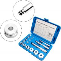 CCLIFE 17tlg Radlager Druckstück Treibsatz Werkzeug Eintreiber für Lager Buchsen Simmerring Lagerpresse Werkzeug