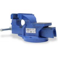 CCLIFE Feststehend Schraubstock 100/125/150 mm für Werkbank Werkbankschraubstock Parallelschraubstock, Modell:100mm