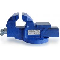 CCLIFE Feststehend Schraubstock 100/125/150 mm für Werkbank Werkbankschraubstock Parallelschraubstock, Modell:100mm