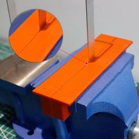 CCLIFE 2 tlg Schraubstock-Schutzbacken | Breite 110mm / 150mm | mit Magnet | Schonbacken für Feststehend Schraubstock