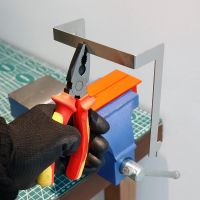 CCLIFE 2 tlg Schraubstock-Schutzbacken | Breite 110mm / 150mm | mit Magnet | Schonbacken für Feststehend Schraubstock