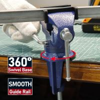 CCLIFE Schraubstock Drehbar 50/70 mm für Werkbank Werkbankschraubstock Parallelschraubstock