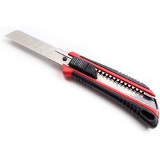 CCLIFE 8 Stück Cuttermesser 18mm, Teppichmesser mit Sicherheitslock inkl. 40 Ersatzklingen