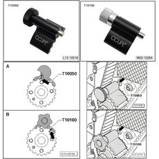 CCLIFE 6tlg Zahnriemen Wechsel Werkzeug Set Einstellwerkzeug Nockwellenw Arretierwerkzeug SDI TDI 1.2, 1.4, 1.6, 1.9, 2.0