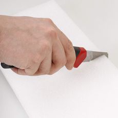 CCLIFE 8 Stück Cuttermesser 18mm, Teppichmesser mit Sicherheitslock inkl. 40 Ersatzklingen