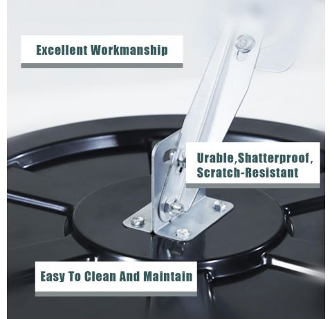 CCLIFE Konvexspiegel Verkehrsspiegel Dicker und Kräftiger für Garagen und Einfahrten, Parkhilfe, 30 cm verstellbarer Weitwinkelblick,Innen & Außen gewölbter Sicherheitsspiegel