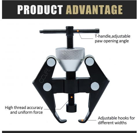 CCLIFE Pack of 2 Wiper Arm Puller Windscreen Wiper Arm Puller Universal Wiper Arm Disassembly Tool Adjustable