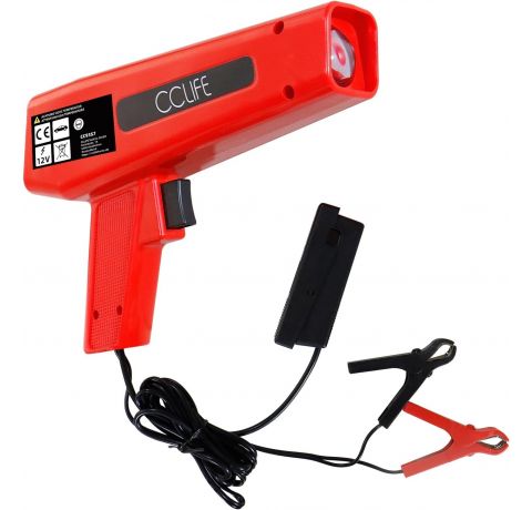 CCLIFE Zündlichtpistole Stroboskoplampe Blitzpistole Zündung Zündlicht Pistole 12V/10W