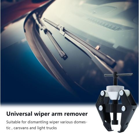 CCLIFE Pack of 2 Wiper Arm Puller Windscreen Wiper Arm Puller Universal Wiper Arm Disassembly Tool Adjustable