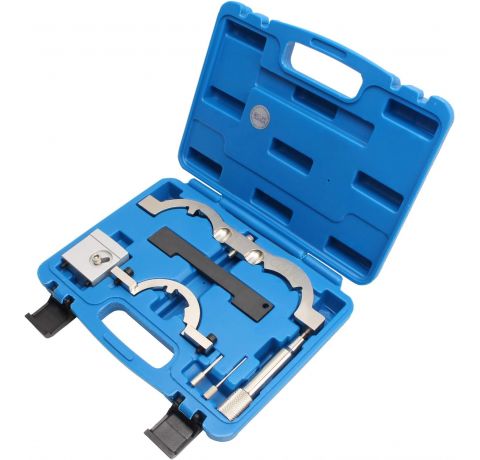 CCLIFE Motor Einstellwerkzeug Arretierwerkzeug Steuerzeiten Wechsel Werkzeug Benziner Kompatibel mit Vauxhall Opel Chevrolet 1.0, 1.2, 1.4 1.6