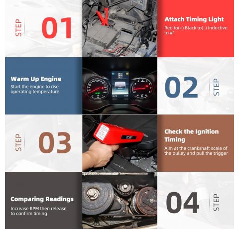 CCLIFE Zündlichtpistole Stroboskoplampe Blitzpistole Zündung Zündlicht Pistole 12V/10W