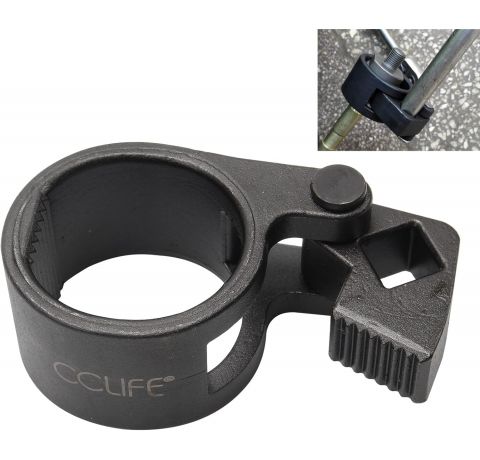 CCLIFE 1/2" Spurstangen Schlüssel Axialgelenk Abzieher Spurstangengelenk Werkzeug 27-42 mm Innenvierkant Antrieb