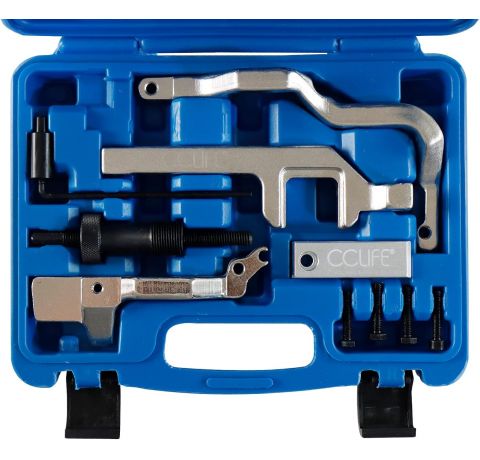 CCLIFE Motor Einstellwerkzeug Arretierwerkzeug Steuerzeiten Werkzeug Kompatibel mit BMW Mini Cooper N12 N14 Peugeot 207 Citroen 1.4 1.6 16V