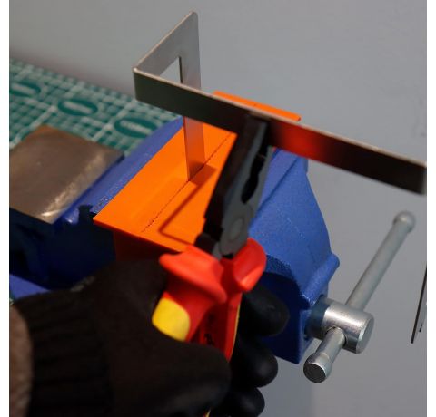 CCLIFE 2 Piece Vice Protective Jaws | Width 110 mm / 150 mm | with Magnet | Protective Jaws for Fixed Vice