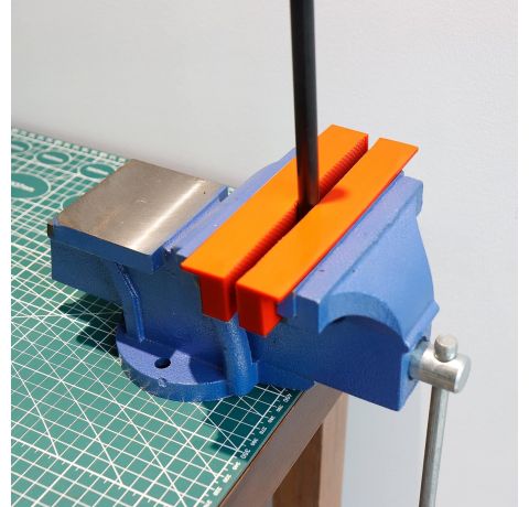 CCLIFE 2 tlg Schraubstock-Schutzbacken | Breite 110mm / 150mm | mit Magnet | Schonbacken für Feststehend Schraubstock