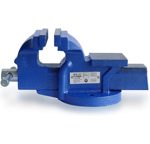 CCLIFE Feststehend Schraubstock 100/125/150 mm für Werkbank Werkbankschraubstock Parallelschraubstock, Modell:100mm