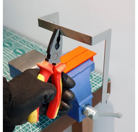 CCLIFE 2 tlg Schraubstock-Schutzbacken | Breite 110mm / 150mm | mit Magnet | Schonbacken für Feststehend Schraubstock