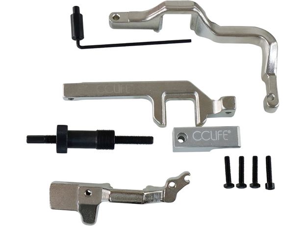 CCLIFE Motor Einstellwerkzeug Arretierwerkzeug Steuerzeiten Werkzeug Kompatibel mit BMW Mini Cooper N12 N14 Peugeot 207 Citroen 1.4 1.6 16V