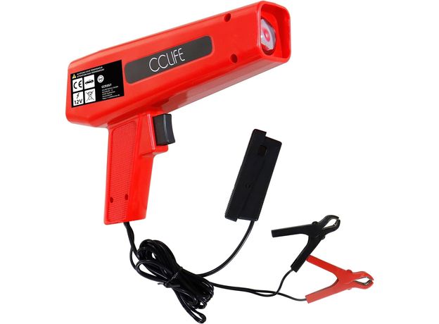 CCLIFE Zündlichtpistole Stroboskoplampe Blitzpistole Zündung Zündlicht Pistole 12V/10W
